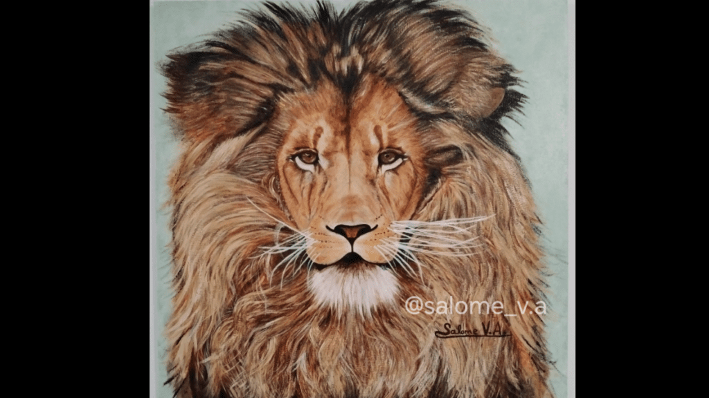 Como dibujar un león paso a paso. CreativeSalo