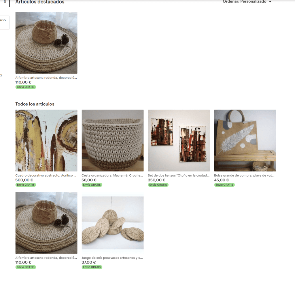 Nuestra tienda en Etsy CreativeSalo