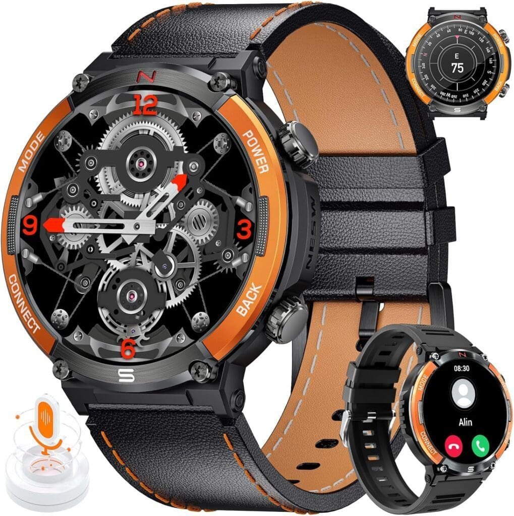 Relojes inteligentes el complemento ideal.
LIGE Reloj Inteligente Hombre, 1.52'' Smartwatch Hombre con Llamadas y Asistente Voz, Brújula, 2 Correas, 420Amh, SpO2, 122 Deportes Modo Reloj Deportivo para Android iOS, black Orange.