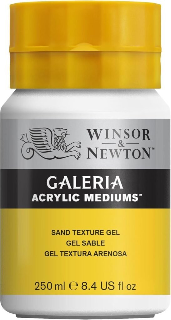 Winsor & Newton Galeria - Aditivo Galeria para Pintura acrílica - Gel de Textura arenosa Frasco de 250ml