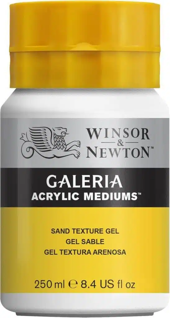 Winsor & Newton Galeria - Aditivo Galeria para Pintura acrílica - Gel de Textura arenosa Frasco de 250ml