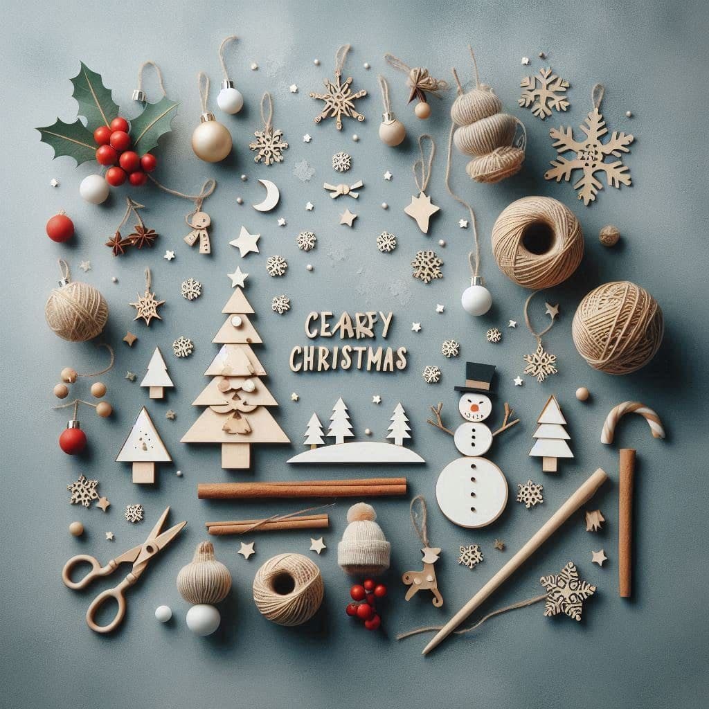 Artículos decorativos navideños creativos