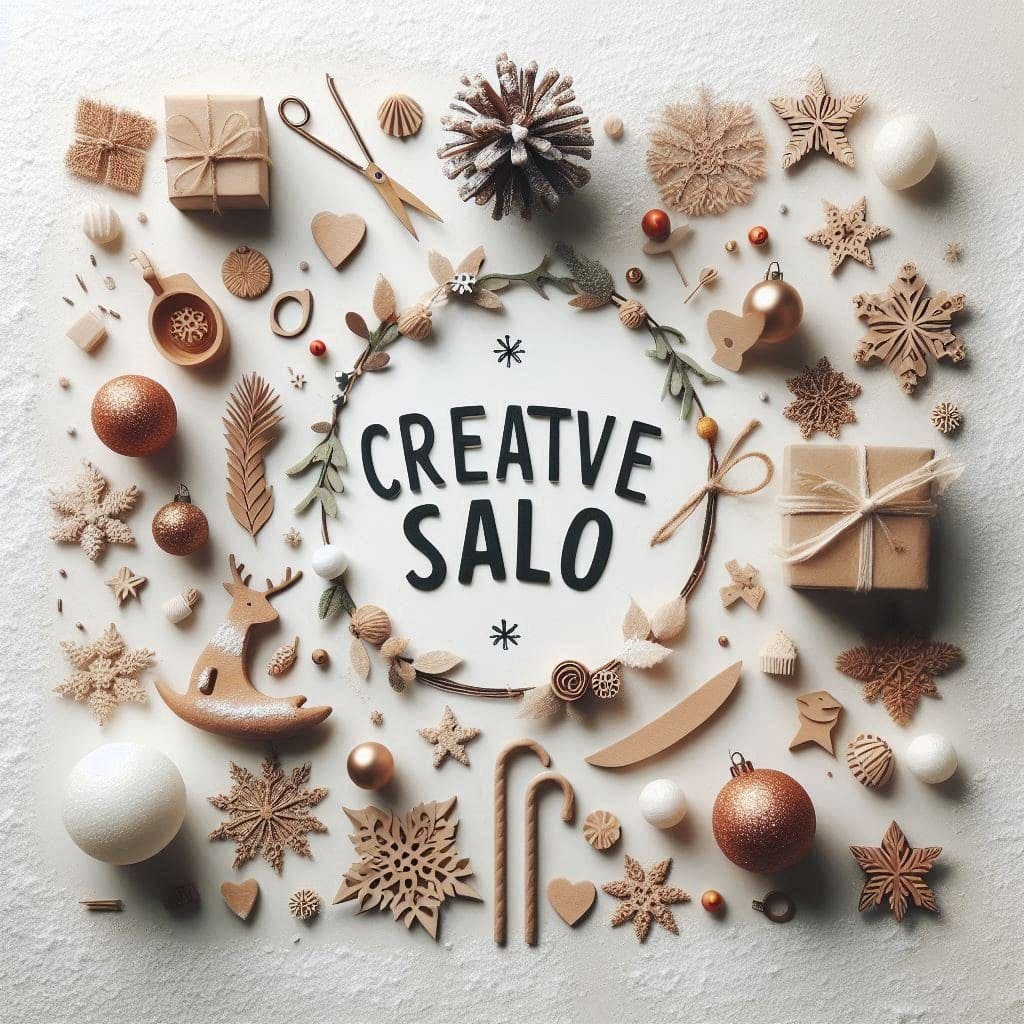 Artículos decorativos navideños creativos