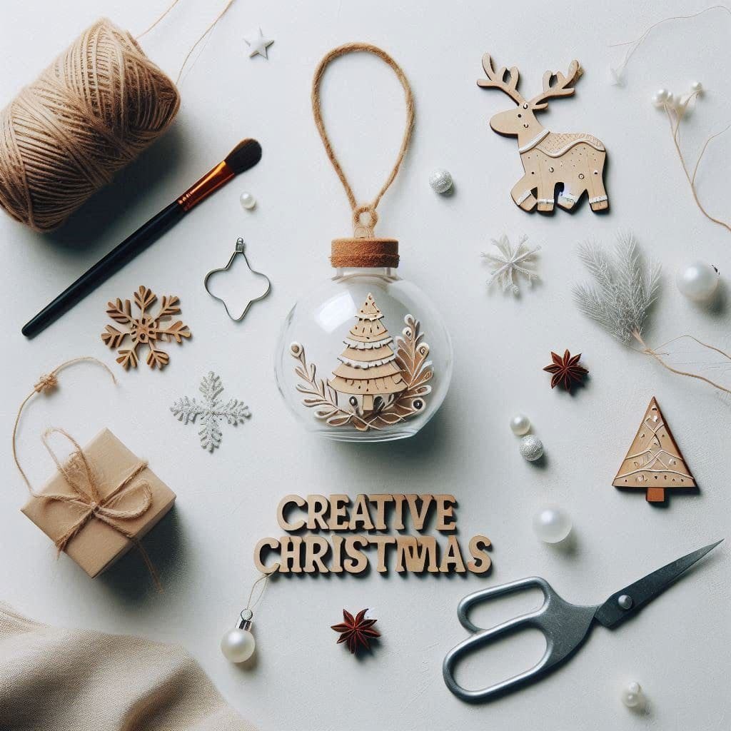 Artículos decorativos navideños creativos