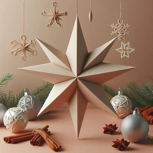 Estrellas decorativas navideñas