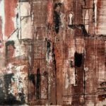 Gesto y trazo en obra original abstracta Díptico