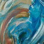 Gesto orgánico y trazo libre en la pintura Flowers