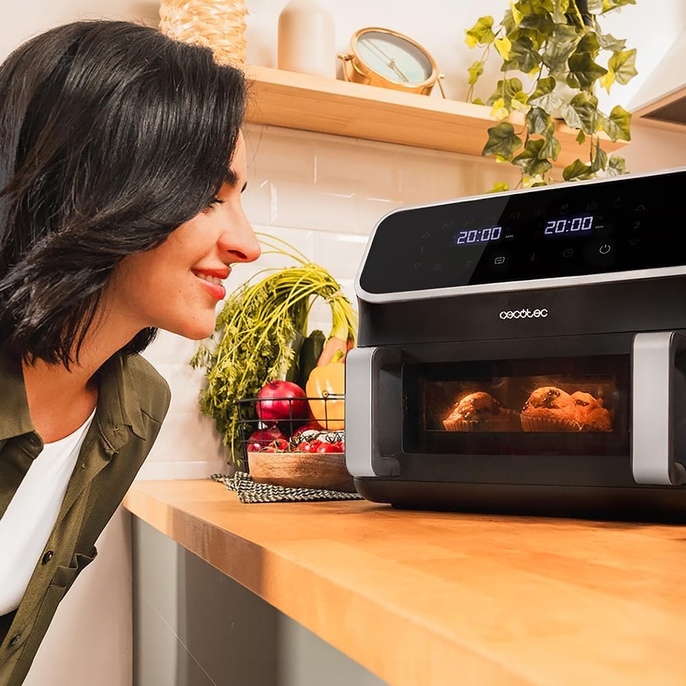 Descubre la Cecotec Freidora de Aire Digital 9L con Ventana - Air Fryer Cecofry Panoramic 9000