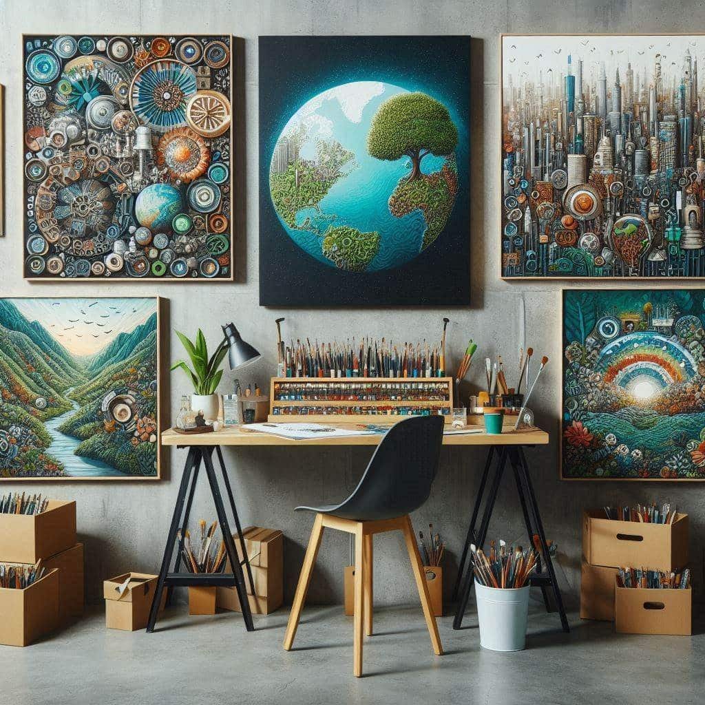 Movimientos Artísticos 2024: Sostenibilidad en el Arte - Tendencias y Técnicas Emergentes