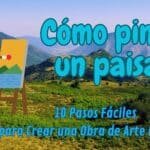 cómo crear un paisaje en acrílico con una técnica sencilla y efectiva. Desde la inspiración inicial hasta la construcción de la base del cuadro. CreativeSalo