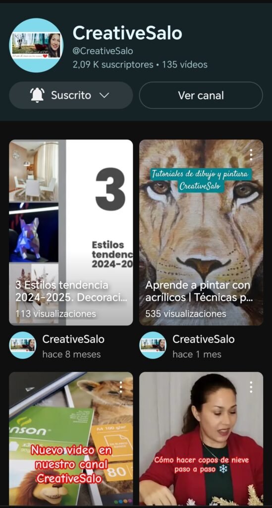 ¡Descubre el alma del arte hecho a mano! 🎨
Sigue el canal de CreativeSalo y acompáñame en este viaje creativo lleno de color, emoción y obras únicas.
✨ ¡Inspírate, conecta y transforma tus espacios con arte original!