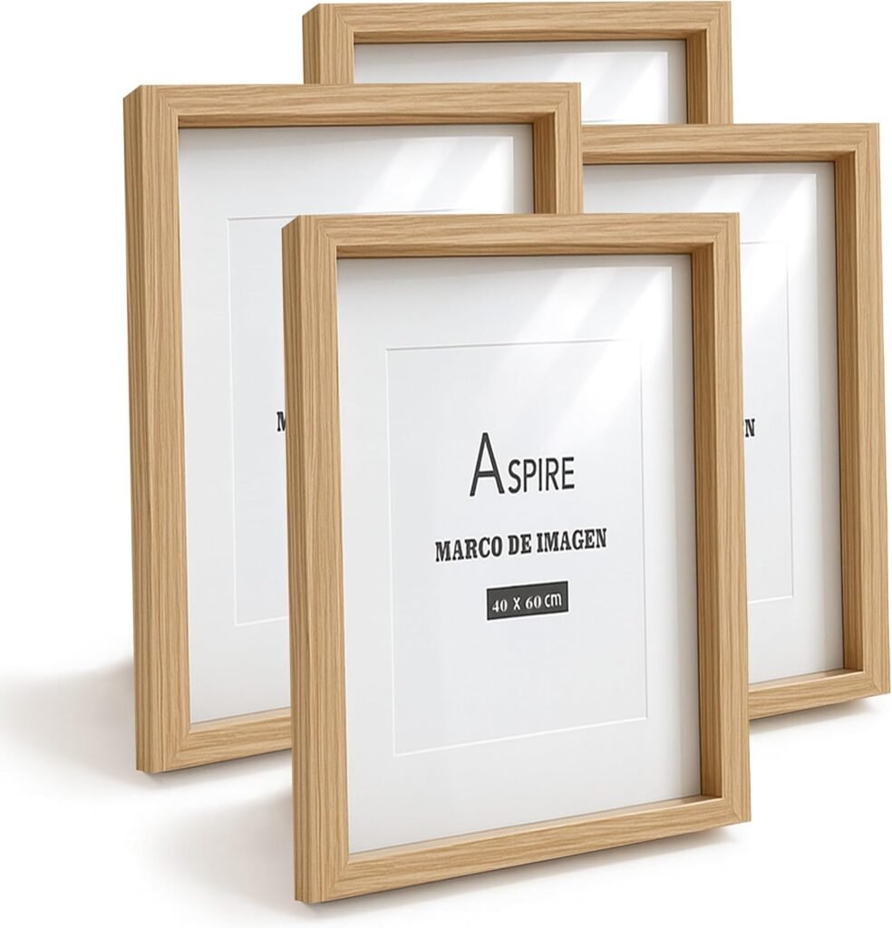marco de madera textura de madera natural y clara, respetuosa con el medio ambiente