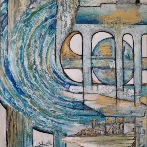 Arco sobre el mar · Obra original de arte contemporáneo | CreativeSalo