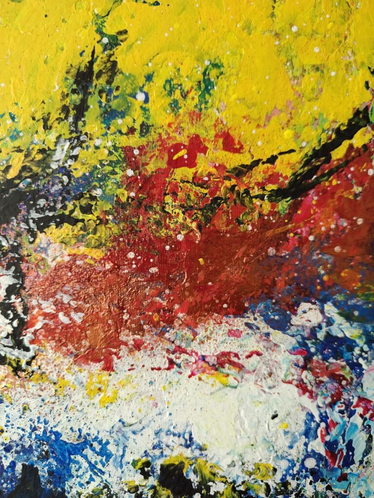 Detalle de arte contemporáneo  