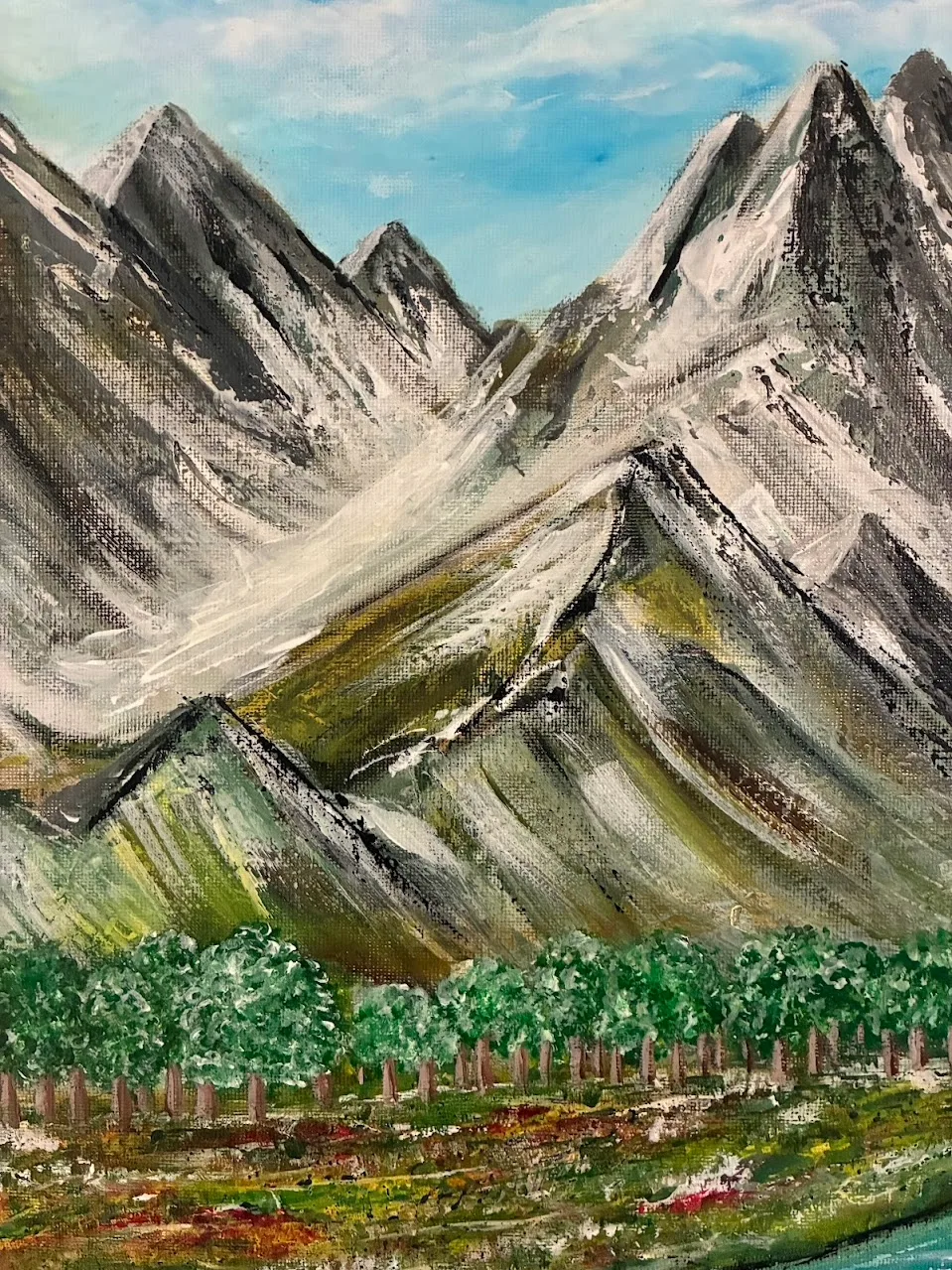 Detalle de Paisaje arquitectónico · Obra original de arte contemporáneo