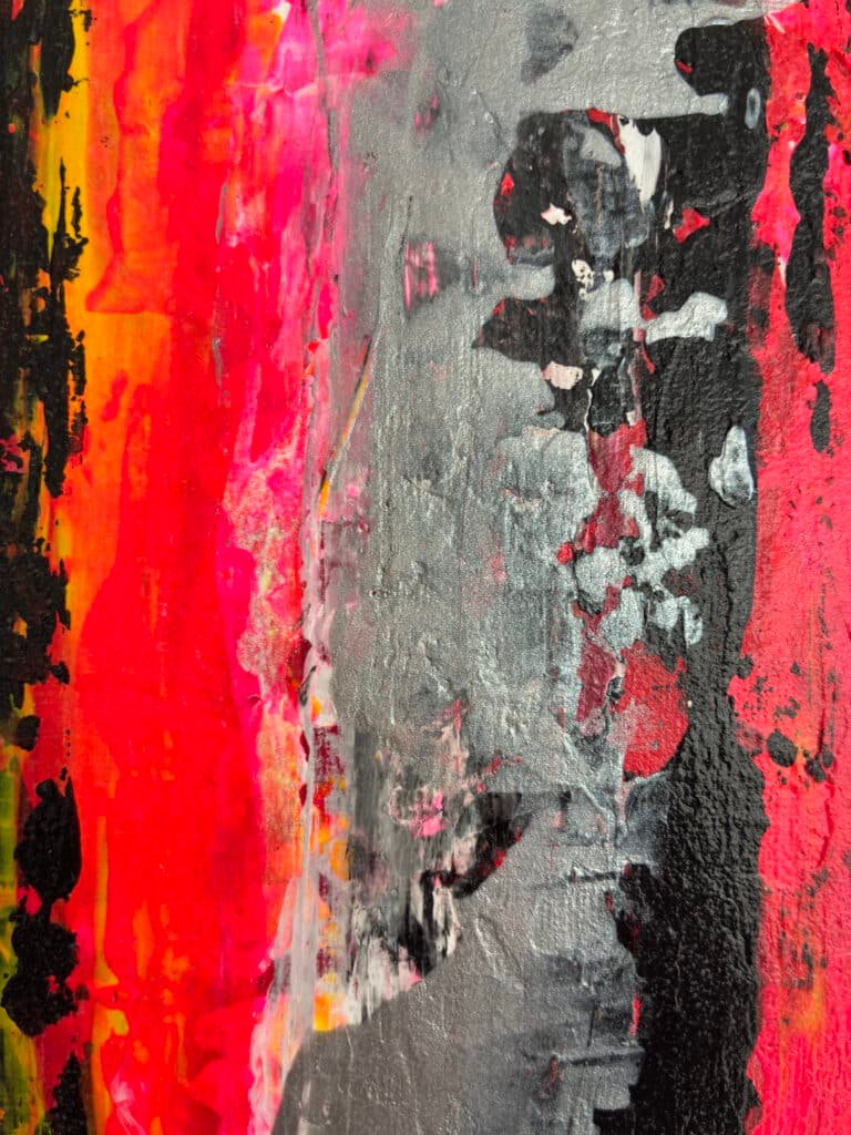 Detalle de textura en Tres estados del gesto