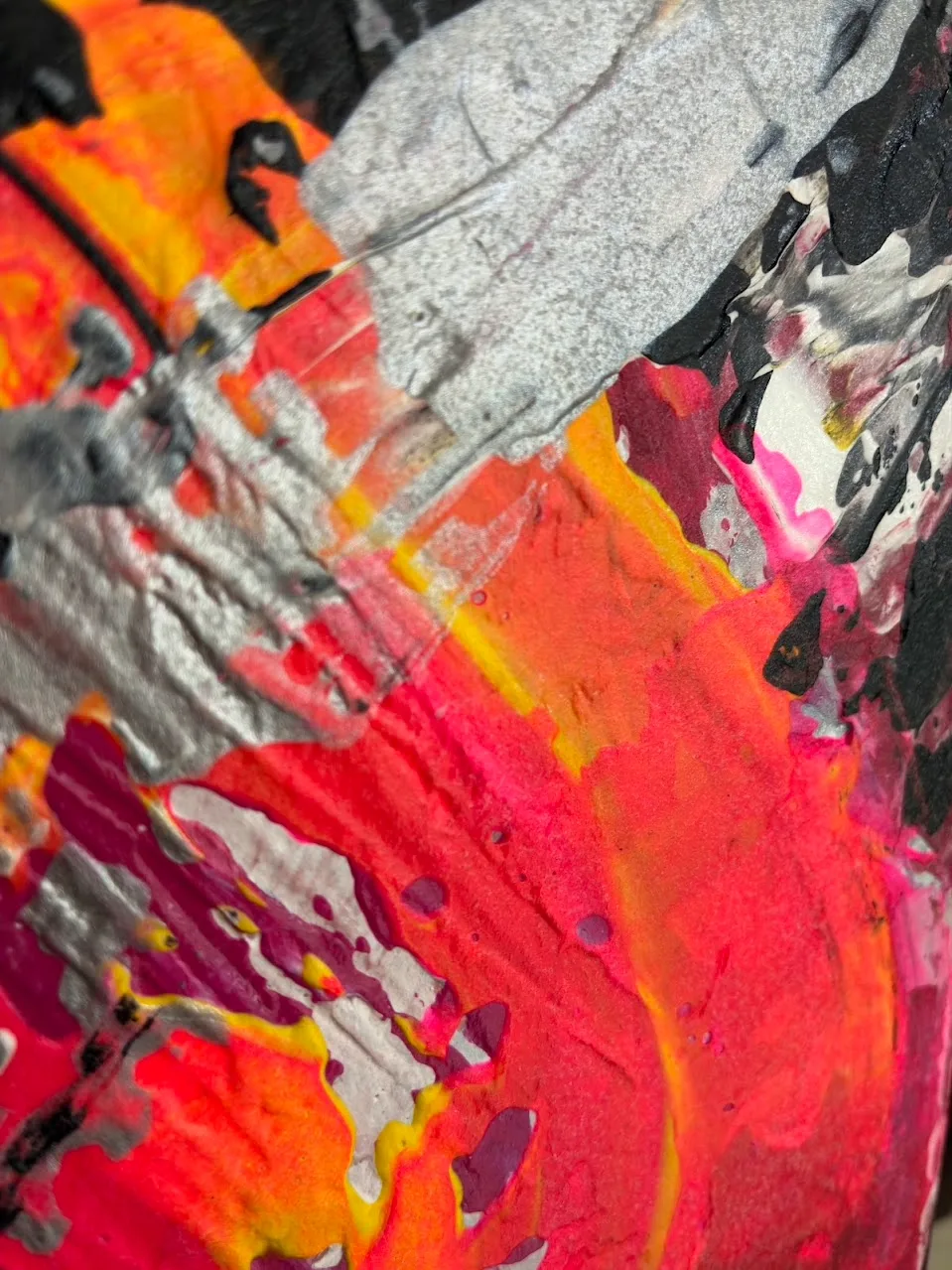 Detalle de textura de obra original