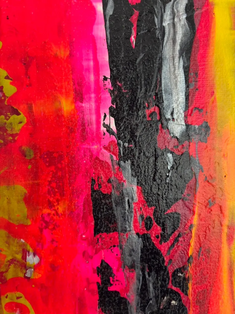 Detalle de textura de obra de arte original