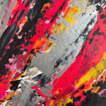 Detalle de textura de obra original contemporánea