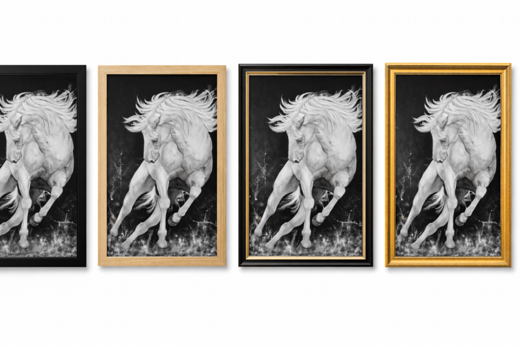 Obra de arte original en diferentes marcos