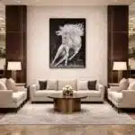 Obra original integrada en un espacio contemporáneo