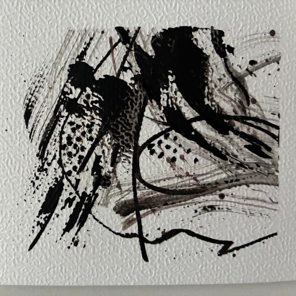 Detalle de arte abstracto. Parte de la colección Topografías del gesto. CreativeSalo. imagen 10
