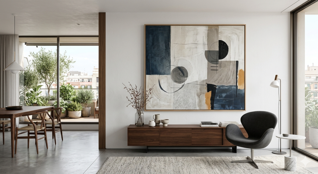 decoracion-con-arte-integrado-en-un-hogar