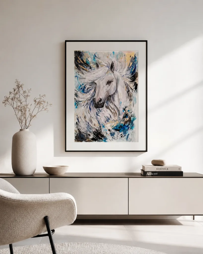Obra de arte contemporáneo que expresa emoción y creatividad mediante gestos, texturas y materiales.